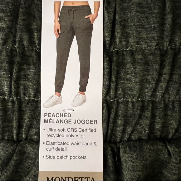 NWT! Mondetta peached melange olive night jogger size small - Picture 7 of 8
